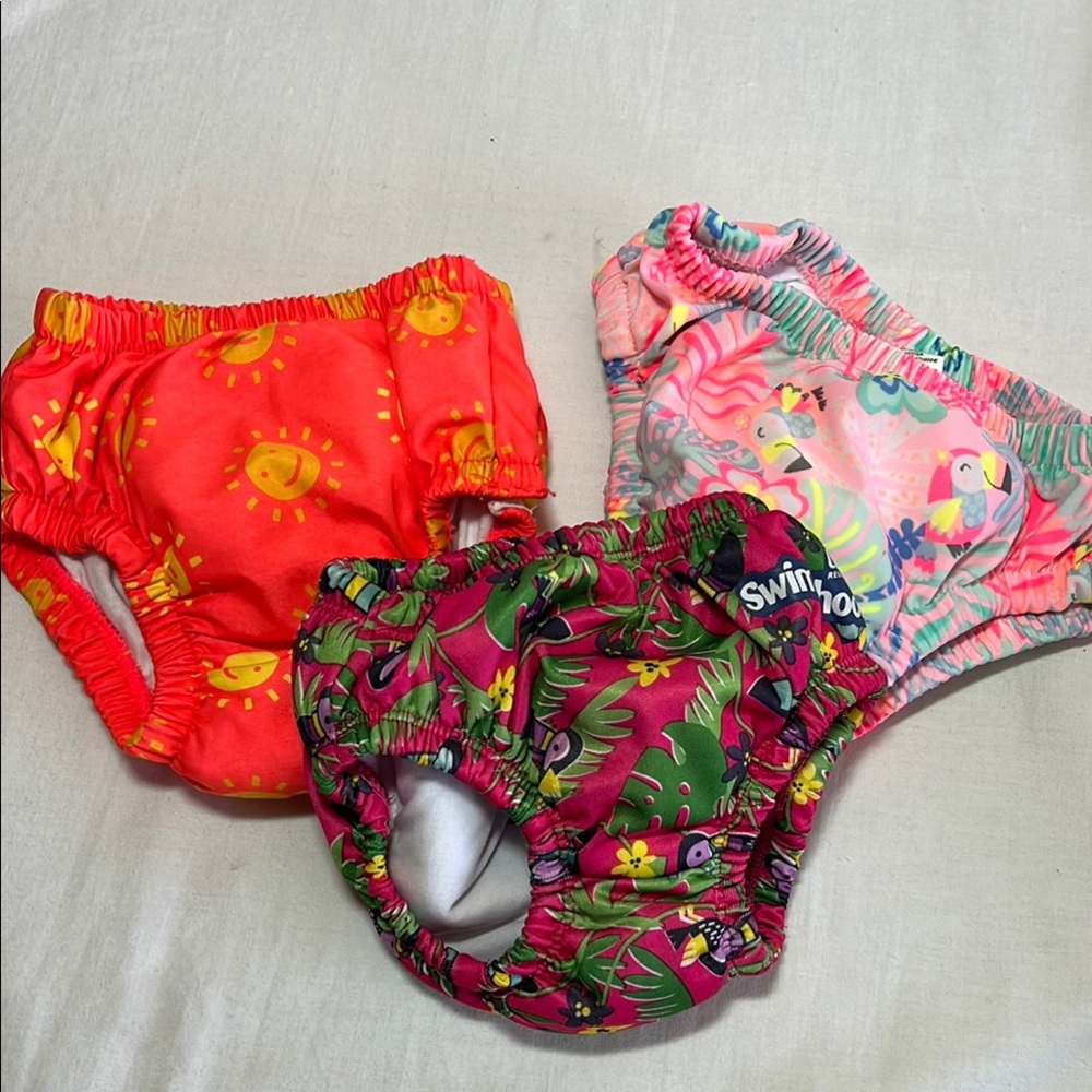 0-3M Colorful Kids Swim Diapers Set